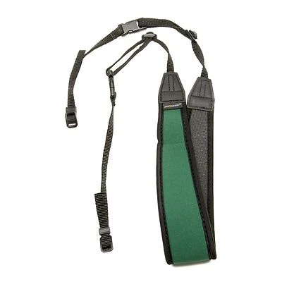 Promaster Contour Camera Strap GREEN  Heavy duty neoprene w/ Quick Release #6555 - Image 1 of 2