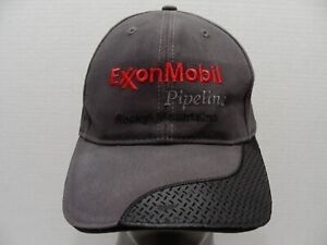 EXXON MOBIL PIPELINE - Rocky Mtns One Size Adjustable STRAPBACK Baseball Cap Hat