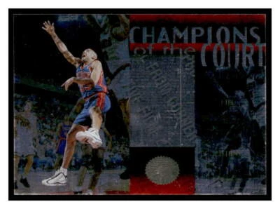 Grant Hill 1995 SP Championship C8   Champions of the Court - Image 1 of 2