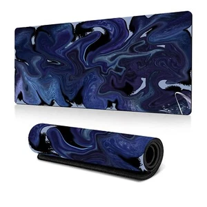 Tapis de souris XL Gaming Mouse pad fantaisie abstrait bleu 70 x 30 cm motif ... - Afbeelding 1 van 2