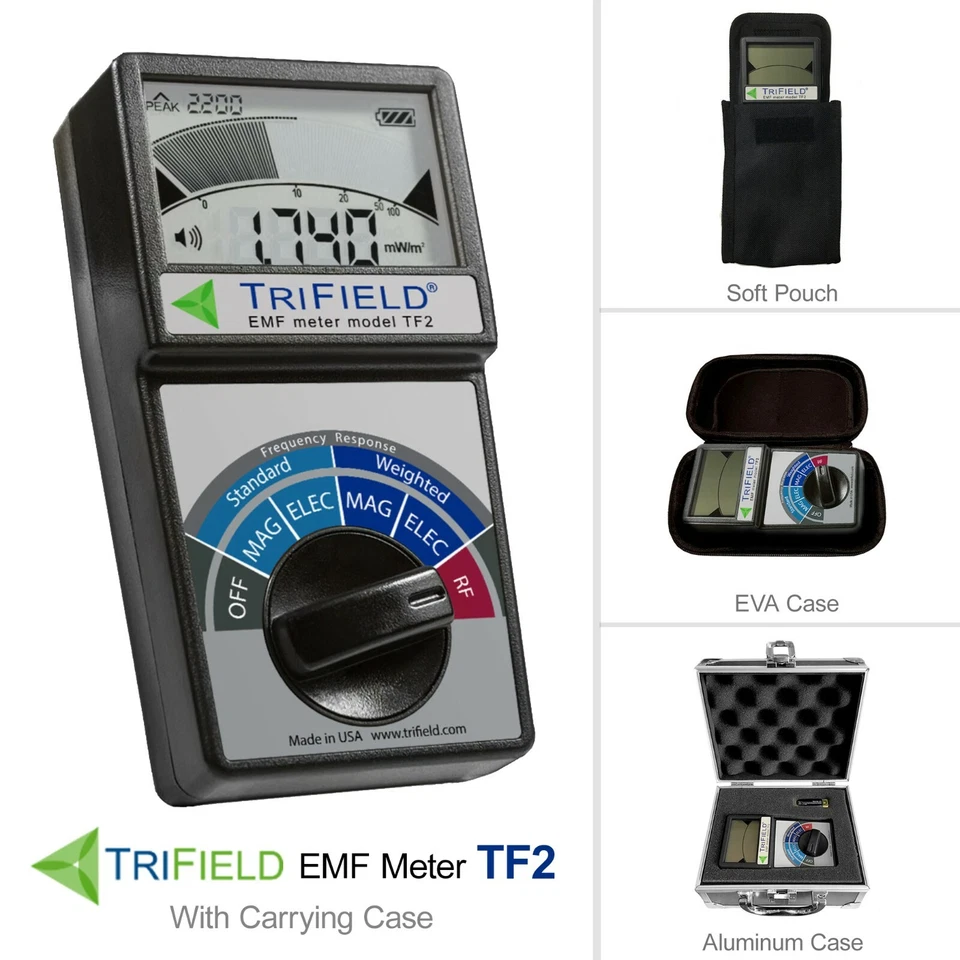 TriField EMF Meter Model TF2 with Carrying Case - Bild 1 von 4