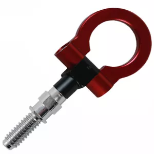 Racing Red Tow hook Ring towing Lug for BMW series 3 5 7 8 Z E31 E36 E38 E39 E46 - Picture 1 of 2