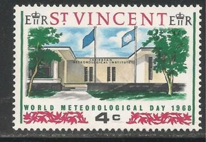 St. Vincent #256 (A30) VF MNH - 1968 4c Caribbean Meteorological Institute - Picture 1 of 1