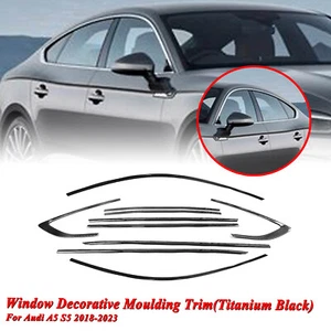 Window Strip Trim Moulding Weatherstrip Decorative For AUDI A5 S5 2018-2024 New - Picture 1 of 19