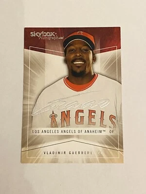 2005 SkyBox Autographics Baseball Card #1 Vladimir Guerrero - Image 1 of 2
