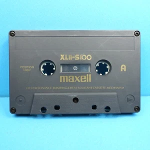 🍒 1x MAXELL XL II-S 100 * IEC II Type 2 * Tape Cassette Kassette кассета * 1998 - Bild 1 von 4