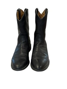 ARIAT Heritage Sierra Black Leather Round Toe Cowboy Boots #35501 Men's 10.5 D - Picture 1 of 7