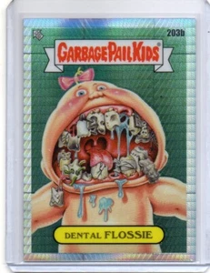 2022 Garbage Pail Kids C5 203b Dental Flossie Prism Refractor 172/199 Free Ship - Picture 1 of 2