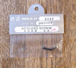 OS MOTOR MAX-H 26081219, 60GP ENTLÜFTUNGSSCHRAUBE - Bild 1 von 1