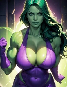 "She-Hulk 28" 8,5" x 11" Fine Art Print Limitiert auf nur 20 handnummerierte Exemplare - Bild 1 von 1