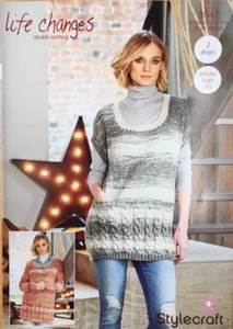 Maglione e tunica da donna Stylecraft Life Changes DK modello maglia 9542 - 32/50" - Foto 1 di 3