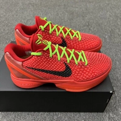 NIKE FV4921-600 NlKE KOBE 6 Reverse Grinch Men's Size 7-11 New With Box