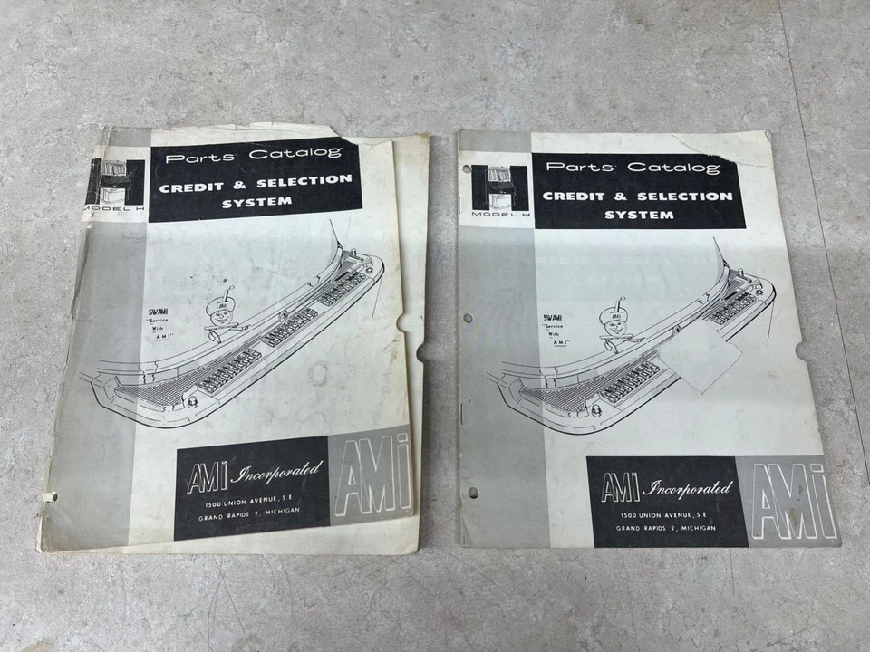 Catálogo de piezas AMI Jukebox - Modelo H - Sistema de crédito y selección Foto 1 de 1