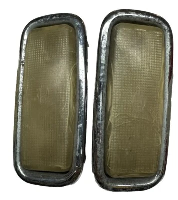 🚘 PAR DE LUCES DOMO INTERIORES INTERIORES OEM PORSCHE 356 911 912 90163210100 OEM Foto 1 de 4