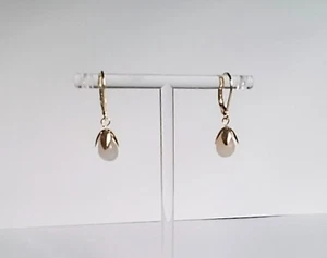 Moonstone Teardrop Earrings, 18k Gold Plated - Picture 1 of 2