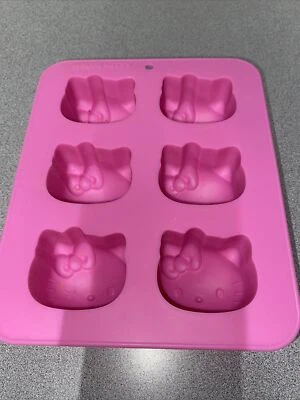 Hello Kitty Shaped Cookie Cooking Baking Madelein IceCube Tray Silicone Mold - Image 1 of 2