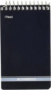 Cambridge Wirebound Memo Book Granatowy 3x5 College Ruled 70 arkuszy Niebieski - Zdjęcie 1 z 1