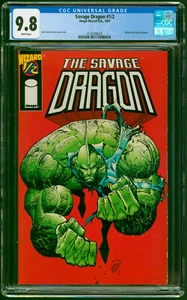 THE SAVAGE DRAGON #1/2 1997 CGC 9.8 White Pages Wizard Mail-Away Exclusive .5 - Picture 1 of 2