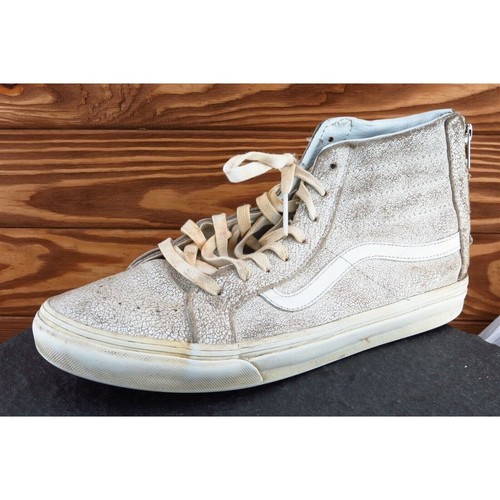 Scarpe VANS taglia 9 5 M beige skateboard sintetiche uomo