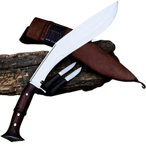 15 inches Blade Gurkha Khukuri Machete-Kukri Knives-Full Tang-Sharpen-Sale Knife - Picture 1 of 12