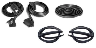 1968-70 Javelin Door Roof Trunk Lid  Weatherstrip Seal USA Metro Rubber Kit - Imagem 1 de 2