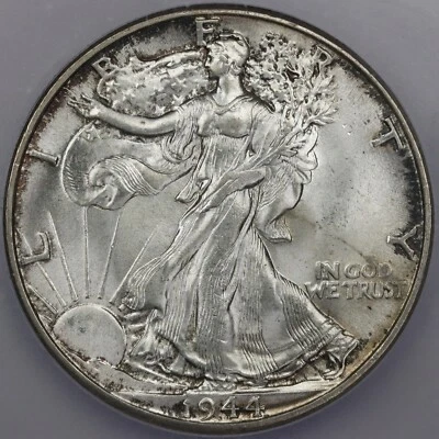 1944 50c Walking Liberty Half Dollar - ICG MS 65 - Image 1 of 4