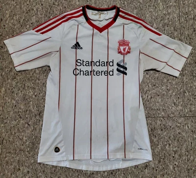 Camiseta Retro Liverpool Football Club Gerrard Estándar Chartered Adidas Climacool Foto 1 de 4