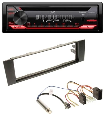 JVC CD DAB USB Bluetooth MP3 Autoradio für Audi A3 (8P, 03-06) - ISO - Bild 1 von 4