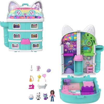 - La Casa Delle Bambole Di Gabby, Cofanetto Con Mini Gabby E 9 Accessori, Includ - Immagine 1 di 4