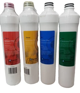 Premier 1R-1Y-1B-1G RO-Pure Push Button Replacement Filter Kit- 4 Pack - Picture 1 of 8