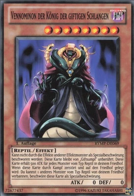 YuGiOh Vennominon der König der giftigen Schlangen RYMP-DE069 Common NM 1st - Bild 1 von 2