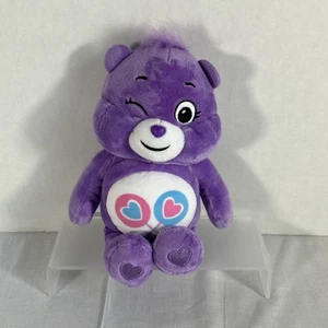 Care Bears Share Bear Purple 9" 2021 Lollipops Winking Stuffed Animal Toy - Picture 1 of 4