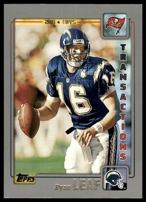 2001 Topps #118 Ryan Leaf Tampa Bay Buccaneers NM+ - Image 1 of 2