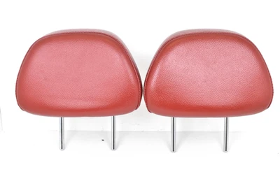 Juego de reposacabezas trasero de cuero rojo Hyundai Veloster 2012-2017 conjunto de pares OEM Foto 1 de 4