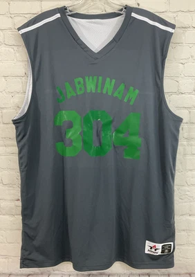 Jersey reversible sin mangas gris verde blanco XL Alleson Athletic para hombre JABWINAM Foto 1 de 4