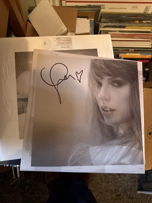 Taylor Swift The Tortured Poets Department TTPD Vinyl LP W/ Hand Signed Insert! - Image 1 of 4