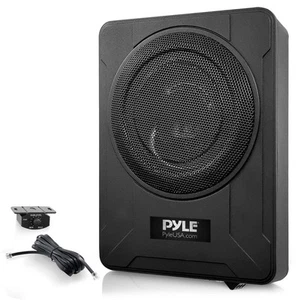 Pyle Subwoofer Amplificato 8 Pollici Basso Profilo 600 Watt Sistema Audio Auto - Foto 1 di 9