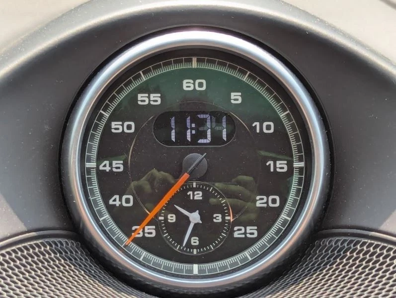 Reloj digital analógico Porsche Cayenne 2011-2018 OEM Foto 1 de 3