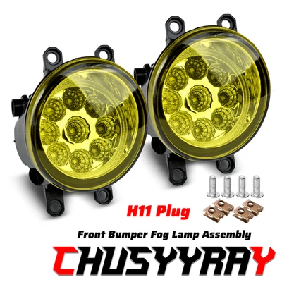 For 2008-2012 Lexus IS F Pair Front Bumper Fog Lights Front Replacement Lamps US - Imagem 1 de 4