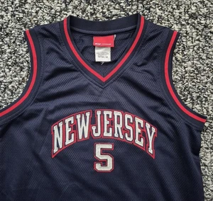 Jason Kidd Reebok #5 Brooklyn Nets jersey. Dark Blue. Men's Size M (US) long - Picture 1 of 8