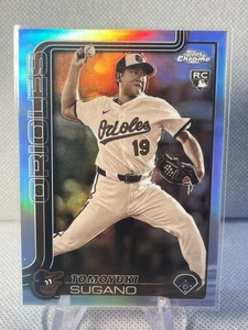 2025 Topps Chrome Chrome Tomoyuki Sugano Sepia Refractors #166 Baltimore Orioles - Picture 1 of 2
