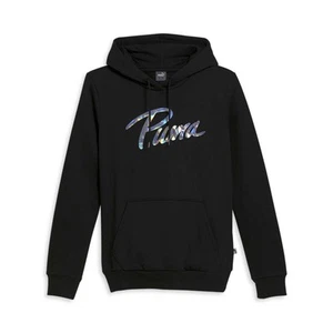 Puma Iridescent Pullover Hoodie Womens Black Casual Outerwear 67916601 - Picture 1 of 2