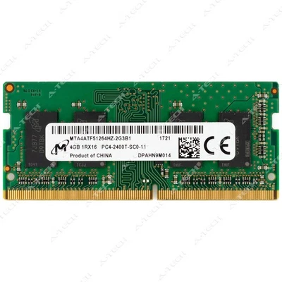Micron 4GB DDR4 2400 MHz PC4-19200 SODIMM Laptop Memory RAM MTA4ATF51264HZ-2G3B1 - Image 1 of 2