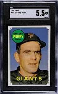 1969 Topps - Gaylord Perry #485 - Recién graduado - SGC 5,5 - Envío gratuito - Imagen 1 de 2