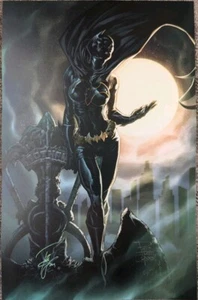 2024 SDCC PHIL TAN BATGIRL CASS CAIN IMPRESIÓN ARTÍSTICA PÓSTER FIRMADO DC COMICS BATMAN - Imagen 1 de 1