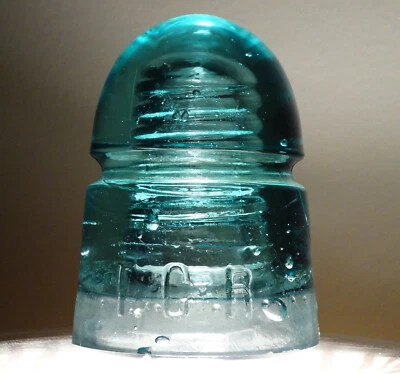 CD 145 TCR BEEHIVE GLASS INSULATOR AQUA - Image 1 of 4
