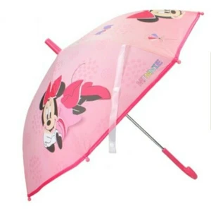 MINNIE UMBRELLA MINNIE MOUSE KIDS GIRL SCHOOL UMBRELLA - Picture 1 of 3
