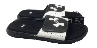 Sandalias Under Armour Ignite Pro Slides blancas negras para hombre talla 10 Foto 1 de 4
