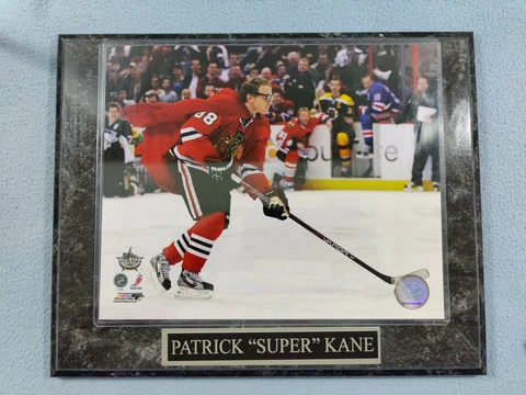 RARE 2012 NHL ALL-STAR GAME CHICAGO BLACKHAWKS PATRICK "SUPER" KANE WALL PLAQUE Cover