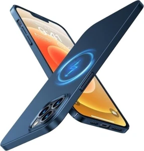 TORRAS Magnetic Slim iPhone 12 Pro Max Case Navy BLUE - Photo 1 sur 2